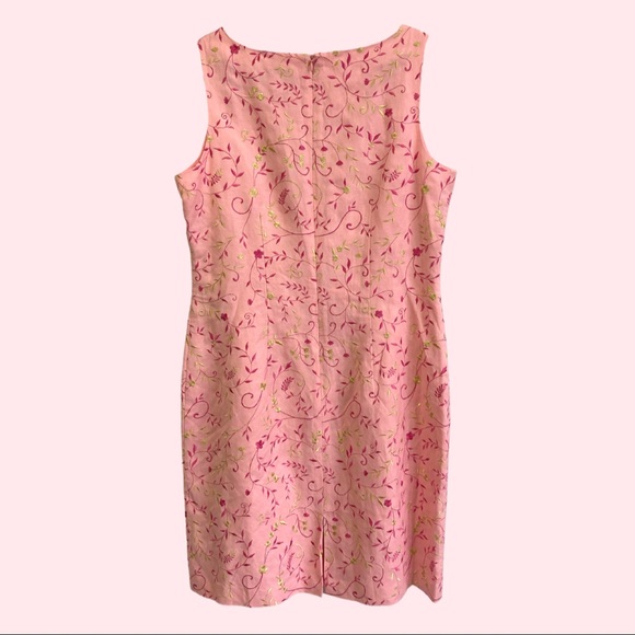 VINTAGE | Floral Embroidered Jessica Howard Dress - Picture 3 of 5